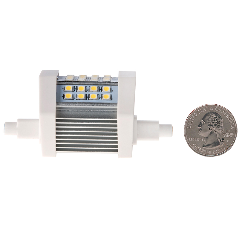 AC100-240V 78mm R7s LED Bulb, 8 Watts, 70W Equivalent, 2-Pack AC100-240V 78mm R7s LED Bulb, 8 Watts, 70W Equivalent, 2-Pack
